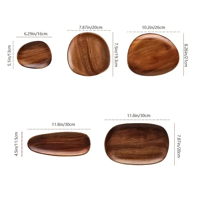 TimberTable Round Plates